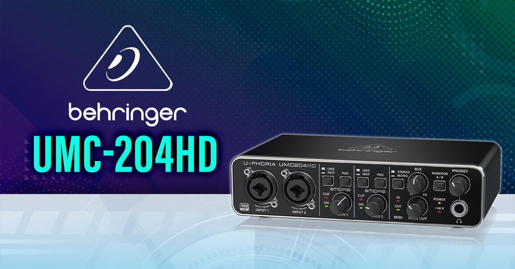 Behringer UMC-204HD: Tu Puerta de Entrada al Mundo del Audio de Alta Calidad