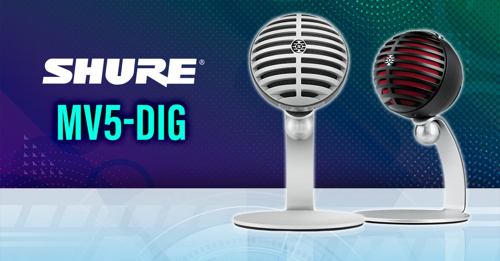 Shure MV5-DIG: Tu Compañero de Vídeo Versátil.