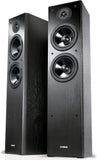 Yamaha NSF51BL Par De Bafles Frontales Tipo Torre 80 Watts Negro