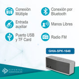 Boocina de Viaje Recargable SPK-1648 Ghia