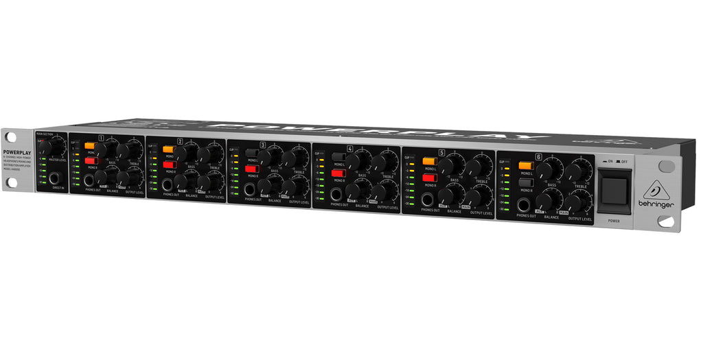Behringer HA6000 Amplificador Para Audífonos De 6 Canales – Expertos ...