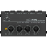 Behringer MX400 Mezcladora Compacta De 4 Canales