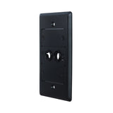 Placa Tapa Pared Para Pasacables Doble Kramer Wcp-2