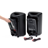 Sistema Audio Bocinas Mezcladora Bluetooth Yamaha 400bt STAGEPAS400BT SET