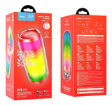 Hoco HC8 Bocina Portátil Bluetooth Con Pantalla Multicolor 360°