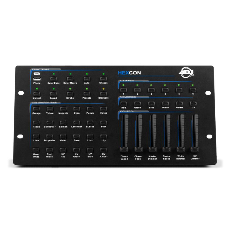 ADJ Hexcon Controlador DMX Para Productos Hex