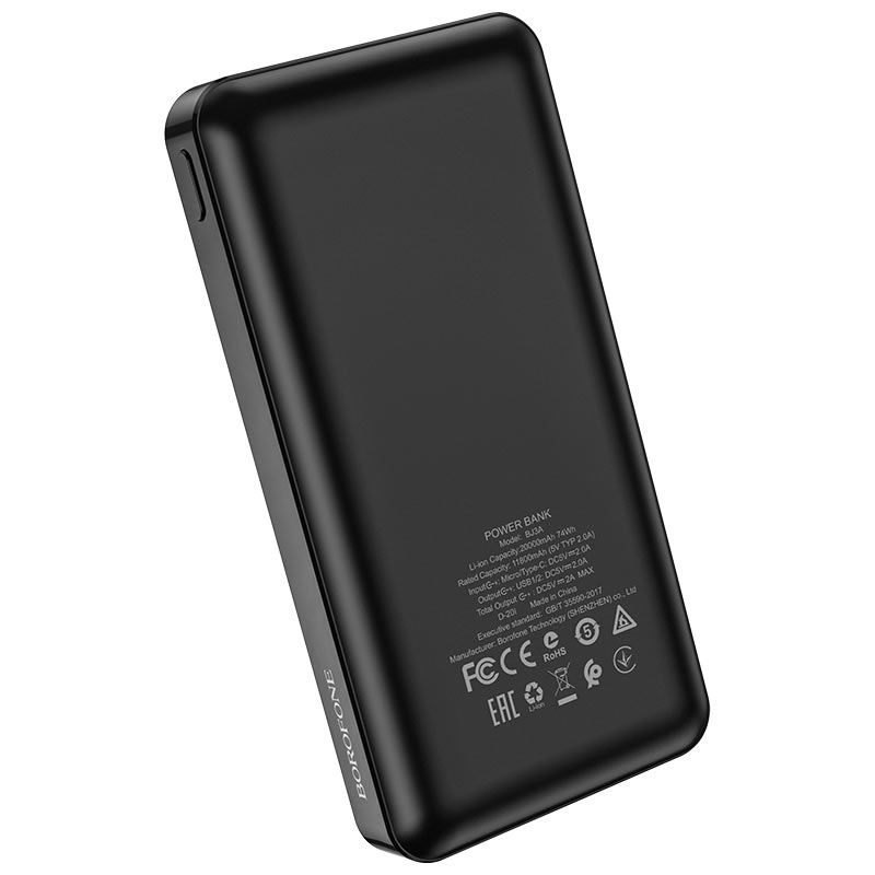 Borofone BJ3 Pila Portátil Recargable Cable Lightning Micro Y Tipo-c