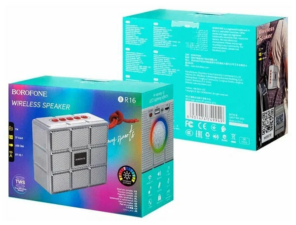 Borofone BR16 Bocina Portátil Inalámbrica Bluetooth Sport Colores
