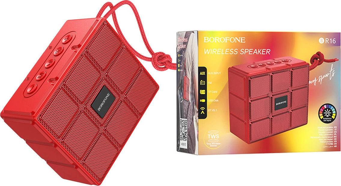 Borofone BR16 Bocina Portátil Inalámbrica Bluetooth Sport Colores