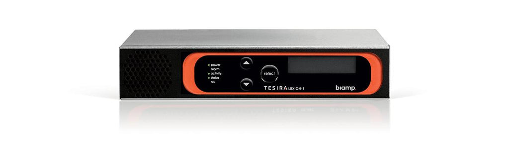Biamp Timer Clock Biamp TesiraLUX OH-1 Decodificador De Vídeo AVB – Expertos Audiovisuales