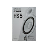 Yamaha Hs5w Monitor Biamplificado Para Estudio 5 Pulgadas y 70 Watts Blanco