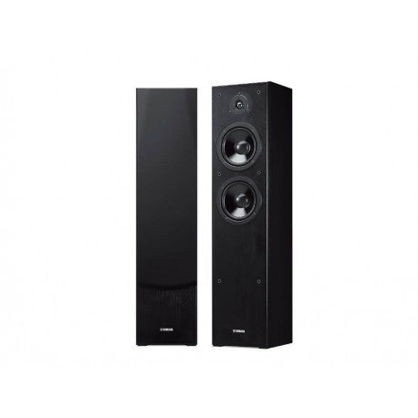 Yamaha NSF51BL Par De Bafles Frontales Tipo Torre 80 Watts Negro