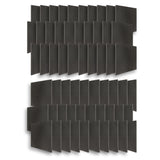 Professional Acoustic Panel EAL1-XSXT60 Espuma Acústica Esponja Sala De Cine Kit 60 Pzas 20x20x2.5cm