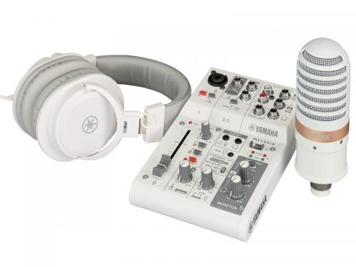 Yamaha AG03MK2WLSPK Paquete De Streaming Color Blanco